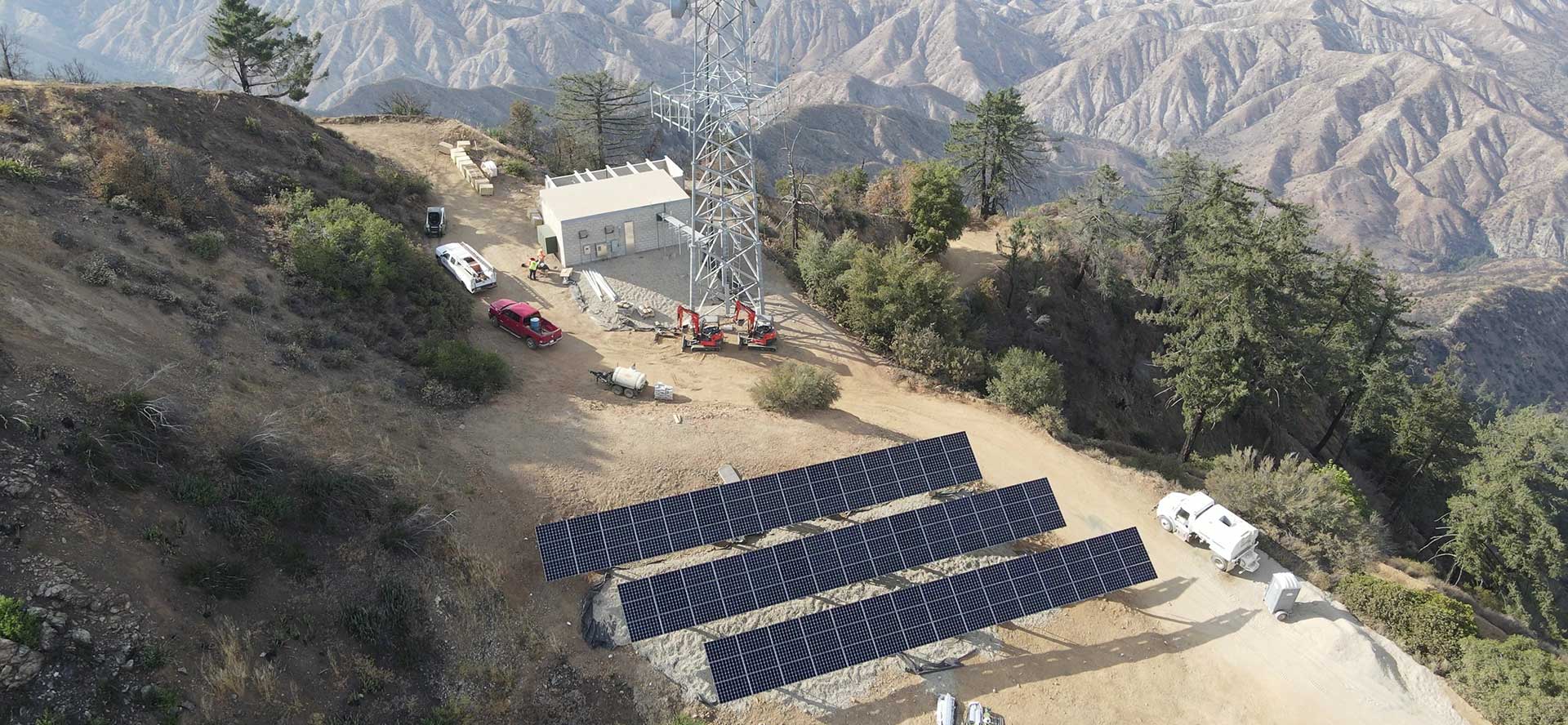 Slider-PineMountainn Pine Mountain remote solar installation