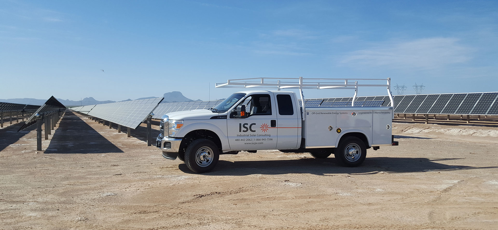 Slider3-fluor ISC solar installation with truck