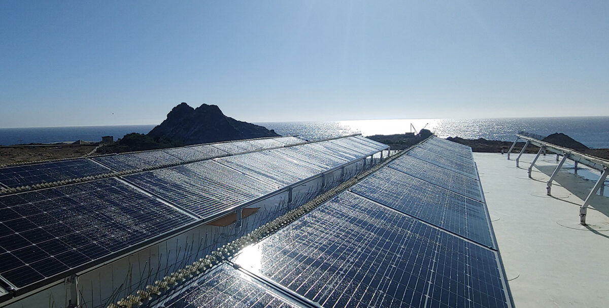 Off grid solar power system rehabilitation on the Farallon Islands by Industrial Solar Consulting