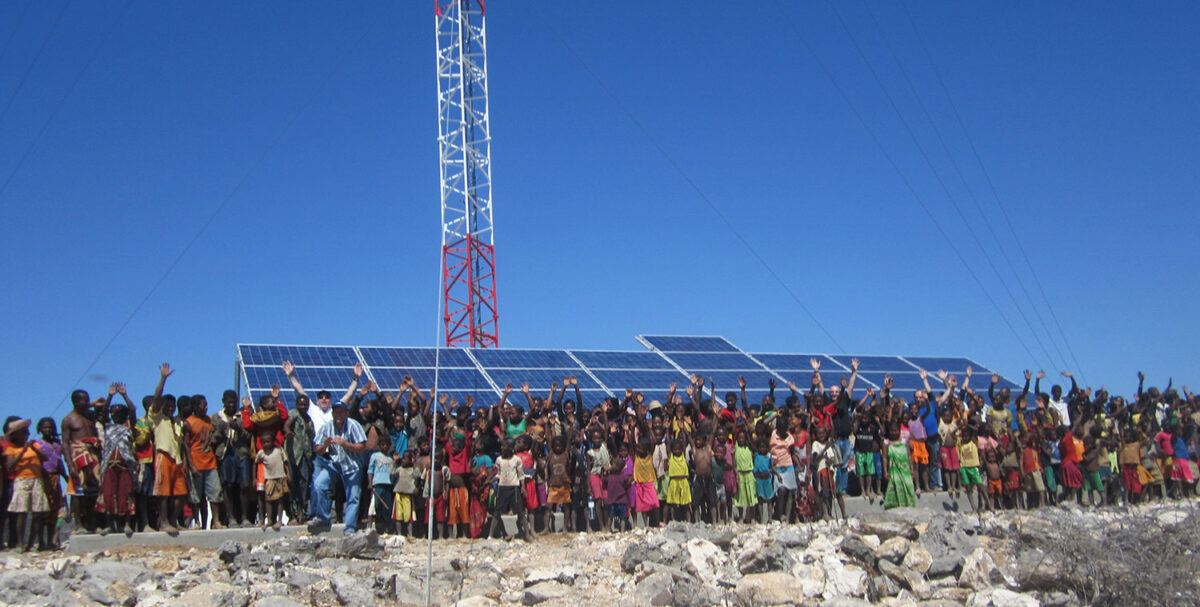 Madagascar Orange Telecom solar site by ISC