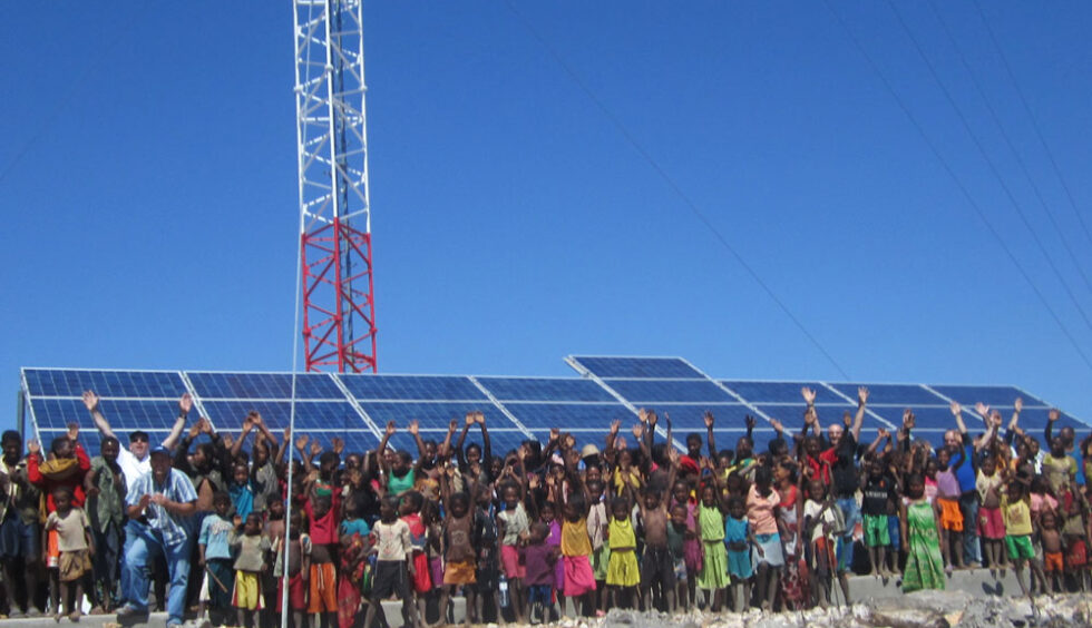 Madagascar Orange Telecom solar site by ISC