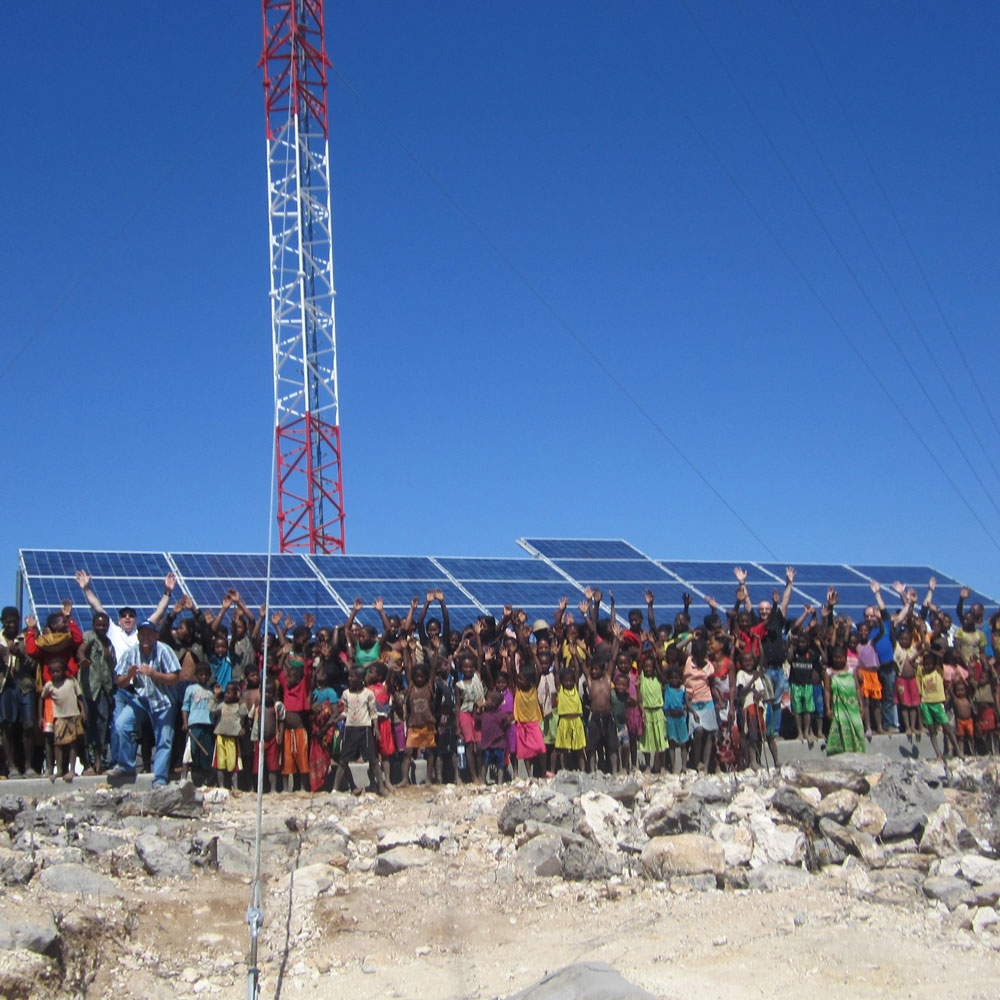Madagascar Orange Telecom solar site by ISC