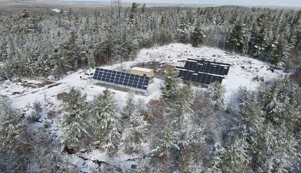 Meander Lake MN off grid solar installation