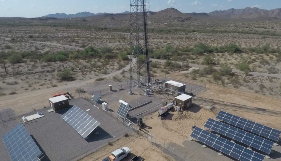 Freeman Road solar telecom installation by ISC