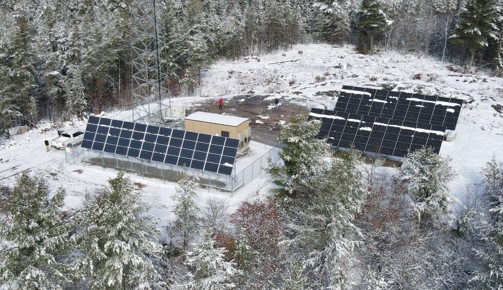 Meander Lake solar hybrid power system by ISC