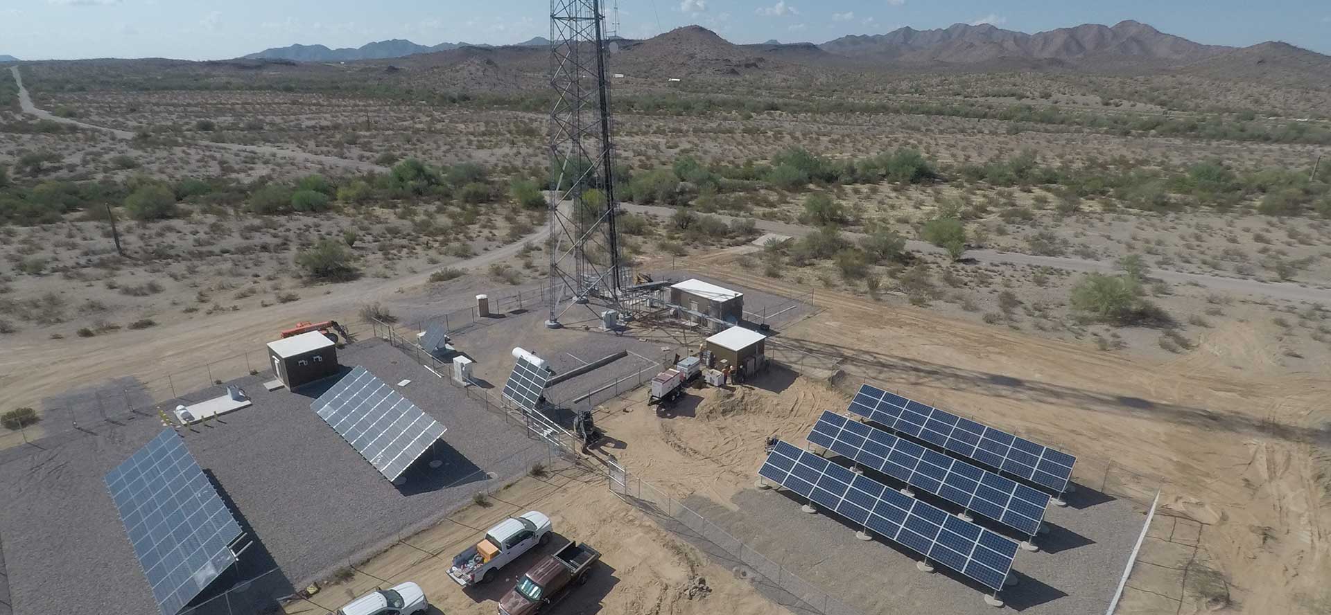 Freeman Road off-grid solar project by ISC