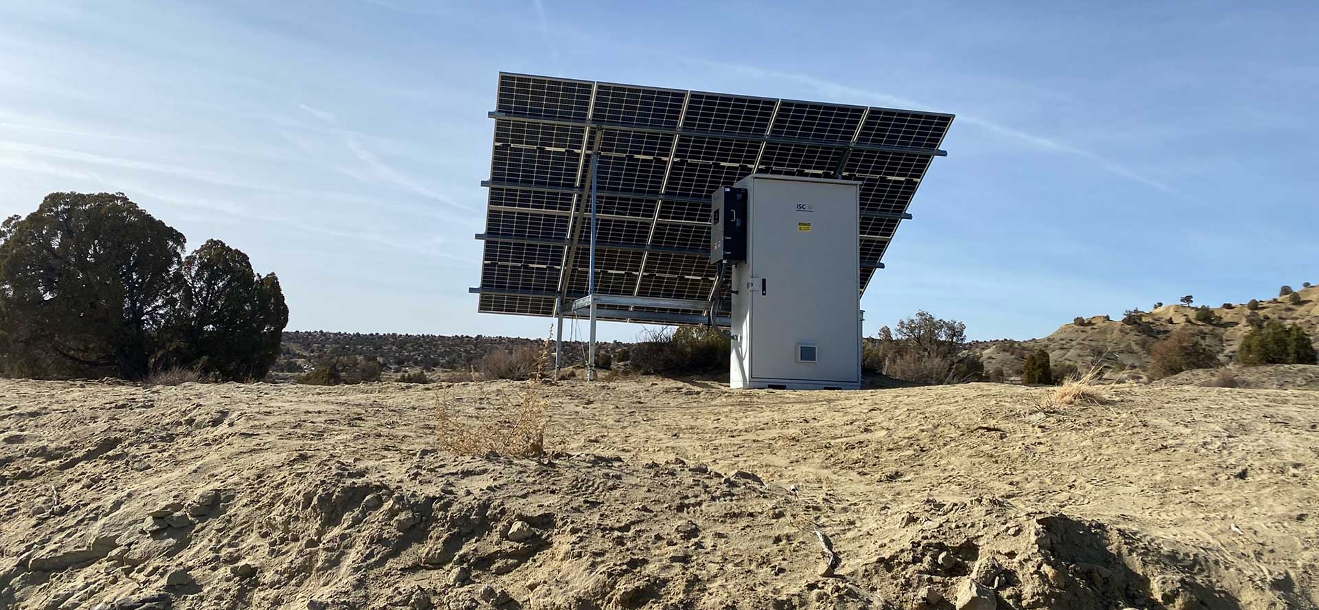 Off-grid solar project on the Navajo Nation