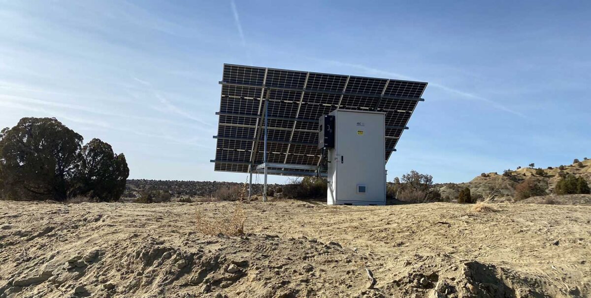 Off-grid solar project on the Navajo Nation