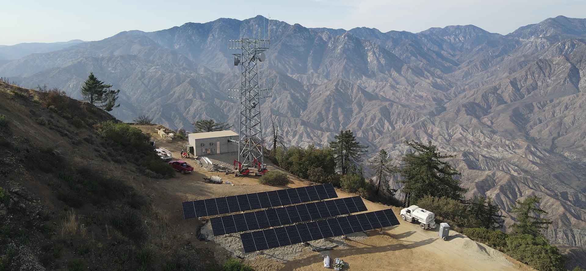 Pine Mountain solar installation by Industrial Solar Consulting (ISC)