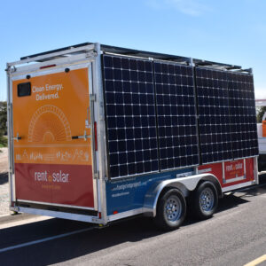 Rent Solar mobile solar trailer by Industrial Solar Consulting